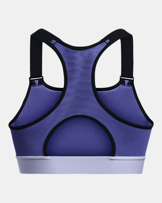 Reggiseno sportivo HeatGear® Armour High da donna, Purple, pdpMainDesktop image number 10